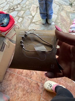 Anillas Cortina Ducha Zara Home (12 uds)