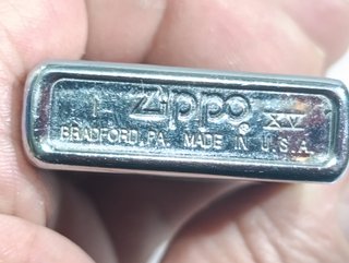 Accendino Zippo I-XV 1999 Inciso J.G.