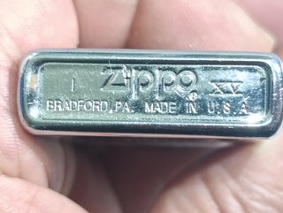 Accendino Zippo I-XV 1999 Inciso J.G.