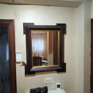 Espejo Vintage Madera y Cristal