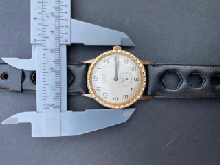 Reloj Oxhor Caballero Vintage Oro y Negro