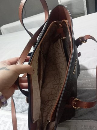 Bolso Calvin Klein Marrón y Negro