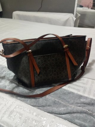 Bolso Calvin Klein Marrón y Negro