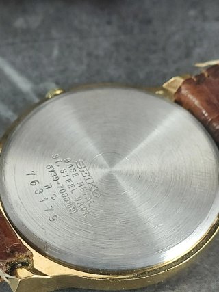 Orologio Seiko Vintage Placcato Oro