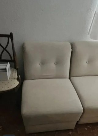 Sofá Rinconera Beige Tela