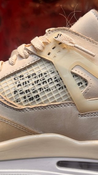 Nike Air Jordan 4 x Off White Beige