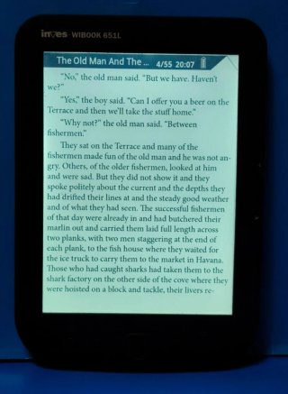 E-READER INVES WIBOOK 651L