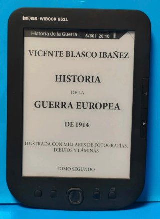 E-READER INVES WIBOOK 651L