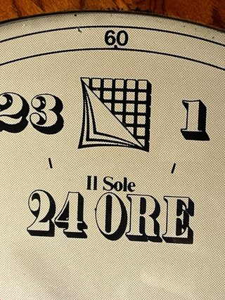 Orologio da parete Il Sole 24 ORE