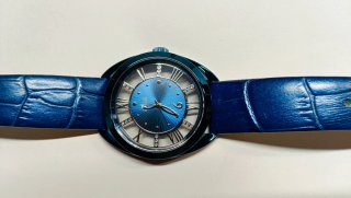 Reloj Lotus Azul y Plateado