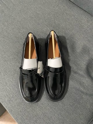 Zapatos charol mujer negros