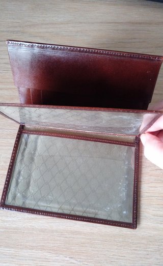 Cartera Billetera Piel Marrón