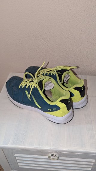 Zapatillas Padel Kuikma PS190 Azul/Verde