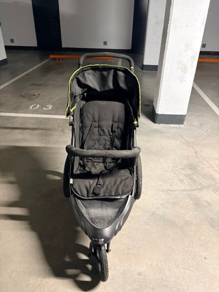 Silla de paseo Hauck Runner Negra/Neón