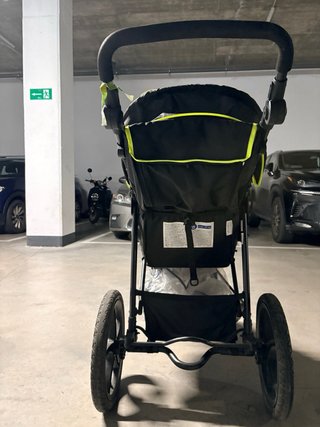 Silla de paseo Hauck Runner Negra/Neón