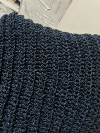 Zara Suéter Azul Punto Talla S