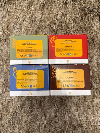 Lote 4 Tazas McDonald's Navidad