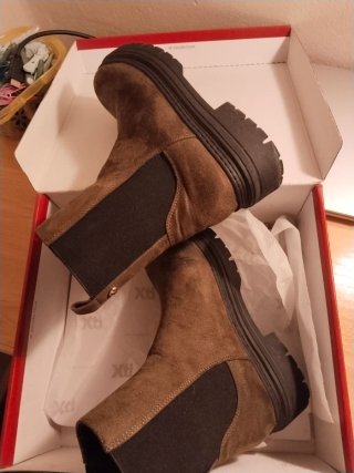 Botas Chelsea Marrón y Negro Talla X