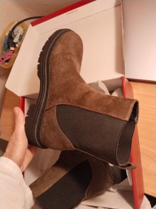 Botas Chelsea Marrón y Negro Talla X