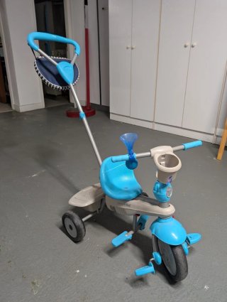 Triciclo Smart Trike Azul y Gris