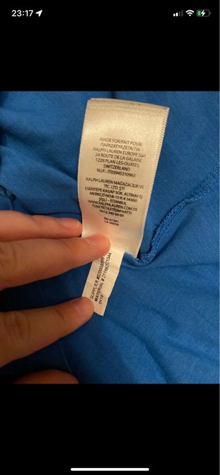 T-shirt Polo Ralph Lauren blu M