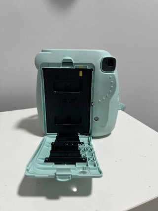 cámara fujifilm instax mini 9 azul pastel.