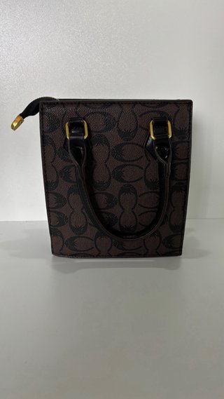 Borsa Coach donna marrone monogram