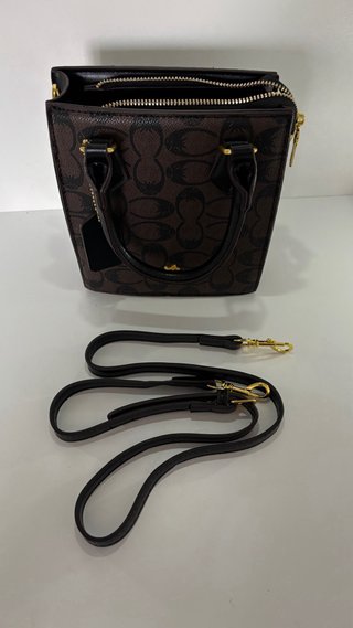 Borsa Coach donna marrone monogram