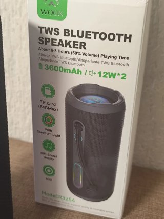Altavoz bluetooth WOOX R3254 12W (color negro)