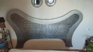Cabecero para Cama 150cm Metal Repujado