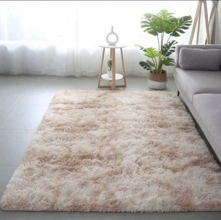 Alfombra Suave Estilo Nórdico 60x180 Beige/Marrón