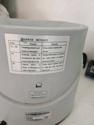 Contamonete Elettronico Coin Electronic Sorter 044