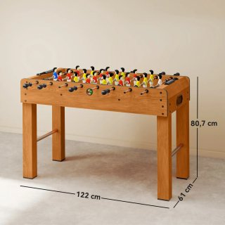 Futbolín niños adultos juego madera profesional