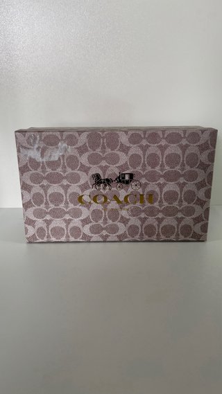 Borsa Coach Donna Pelle Rossa e Beige
