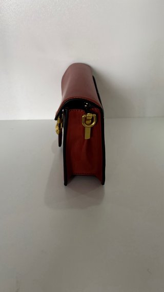 Borsa Coach Donna Pelle Rossa e Beige