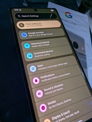 Pixel 7 pro verde