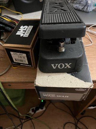 Pedal Wah Clásico VOX True bypass