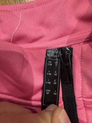 Chándal Adidas niña rosa y negro