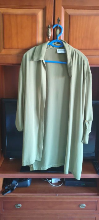 Blusa de verano verde mujer