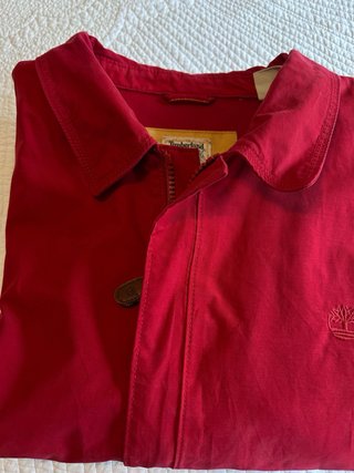Chaqueta Timberland Roja Impermeable