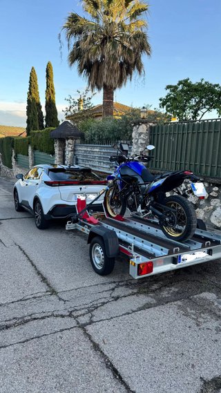 Porte transporte traslado de motos
