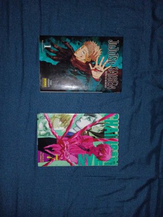 Manga chainsaw man 7 y Jujutsu kaisen 1