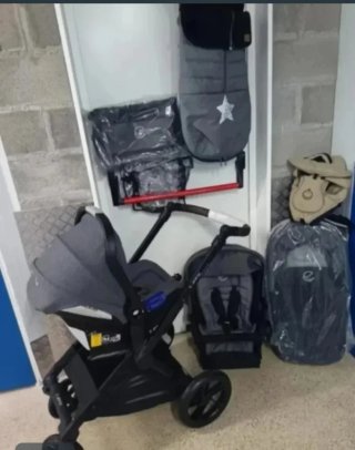Cochecito Bebé Jane Muum Trio + Accesorios