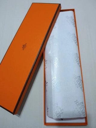 Cravatta Hermès Blu e Argento