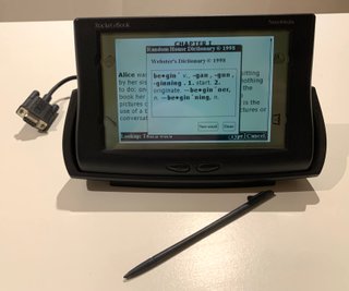 Lector eBook Histórico - Rocket eBook  (1998)