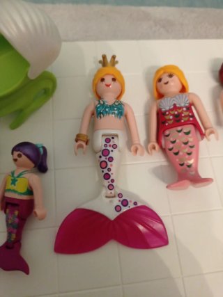 Familia de Sirenas Playmobil WQ