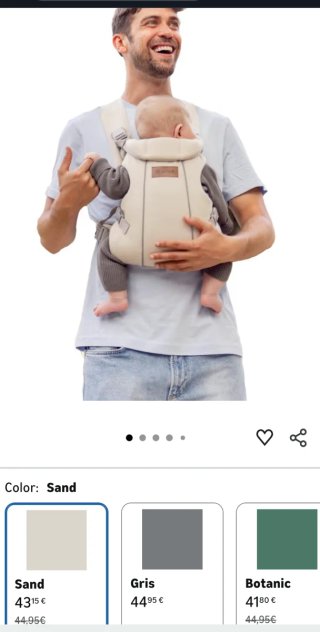 Mochila Portabebé Jané Dual Ergonómica