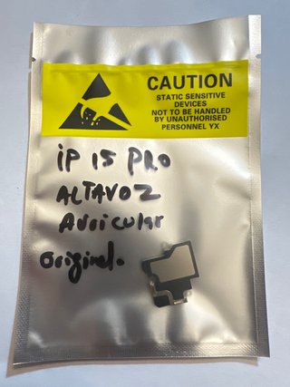 Altoparlante per cuffie originale per iPhone 15 Pro