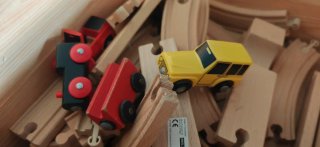 Vías de tren de madera IKEA