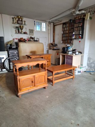 Mesa TV Provenzal Madera